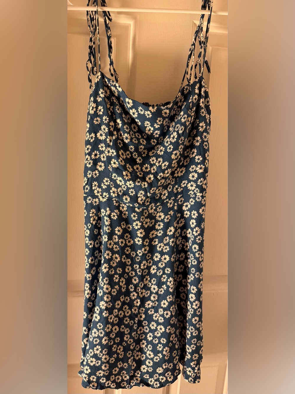 Reformation Floral Maxi Dress Blue & White Size 4 Like New